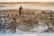 Antigua imagen de la ciudad de Guadix.