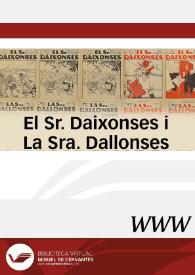 El Sr. Daixonses i La Sra. Dallonses | Biblioteca Virtual Miguel de Cervantes