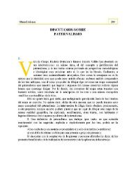 Discutamos sobre paternalismo | Biblioteca Virtual Miguel de Cervantes