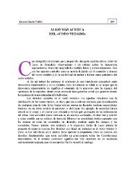 Algo más acerca del «coto vedado» | Biblioteca Virtual Miguel de Cervantes