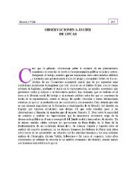 Observaciones a Javier de Lucas | Biblioteca Virtual Miguel de Cervantes