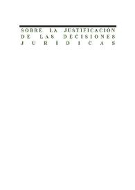 La tesis de la única respuesta correcta y el principio regulativo del razonamiento jurídico | Biblioteca Virtual Miguel de Cervantes