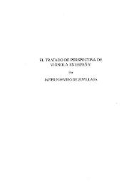 El tratado de Perspectiva de Vignola en España / por Javier Navarro de Zuvillaga | Biblioteca Virtual Miguel de Cervantes