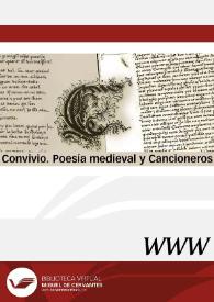 Visiteu: Convivio. Poesía medieval y Cancioneros / direcció, Vicenç Beltran Pepió
