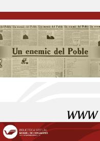 Un enemic del Poble | Biblioteca Virtual Miguel de Cervantes
