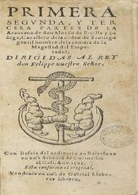 Primera, segunda, y tercera partes de la Araucana / de don Alonso de Ercilla y Çuniga | Biblioteca Virtual Miguel de Cervantes