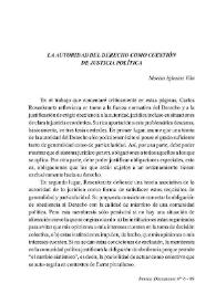 La autoridad del derecho como cuestión de justicia política / Marisa Iglesias Vila | Biblioteca Virtual Miguel de Cervantes