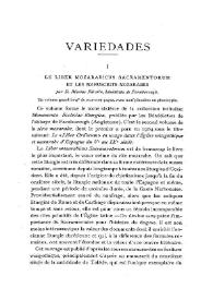 "Le Liber mozarabicus Sacramentorum et les manuscrits mozarabes", par D. Marius Férotin, bénédictin de Farnborough | Biblioteca Virtual Miguel de Cervantes
