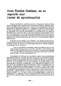 Juan Ramón Jiménez, en su segundo mar. (Notas de aproximación) / Jorge Rodríguez Padrón | Biblioteca Virtual Miguel de Cervantes