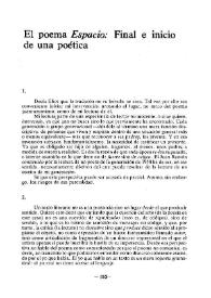 El poema "Espacio" : final e inicio de una poética / Jenaro Talens | Biblioteca Virtual Miguel de Cervantes
