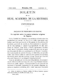 Hallazgo de pergaminos en Solsona / Dr. A. S. Yahuda | Biblioteca Virtual Miguel de Cervantes