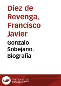 Gonzalo Sobejano. Biografía / Francisco Javier Díez de Revenga | Biblioteca Virtual Miguel de Cervantes