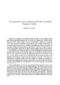 El asturiano en "La aldea perdida" de Armando Palacio Valdés / Ramón D'Andrés | Biblioteca Virtual Miguel de Cervantes