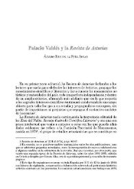 Palacio Valdés y la "Revista de Asturias" / Álvaro Ruiz de la Peña Solar | Biblioteca Virtual Miguel de Cervantes