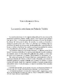La casería asturiana en Palacio Valdés / Vicente Rodríguez Hevia | Biblioteca Virtual Miguel de Cervantes