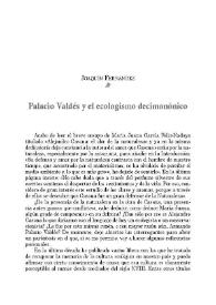 Palacio Valdés y el ecologismo decimonónico / Joaquín Fernández | Biblioteca Virtual Miguel de Cervantes