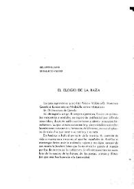 El elogio de la raza / Casimiro Cienfuegos | Biblioteca Virtual Miguel de Cervantes
