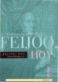 Feijoo, hoy / (Semana Marañón 2000); Inmaculada Urzainqui (ed.) | Biblioteca Virtual Miguel de Cervantes