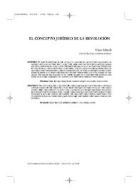 El concepto jurídico de la revolución | Biblioteca Virtual Miguel de Cervantes
