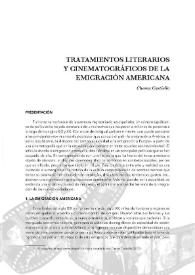 Tratamientos literarios y cinematográficos de la emigración americana / Chema Castiello | Biblioteca Virtual Miguel de Cervantes