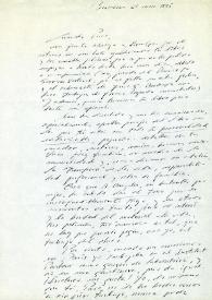 Carta de Juan Marsé a Francisco Rabal. Barcelona, 25 de enero de 1995 | Biblioteca Virtual Miguel de Cervantes