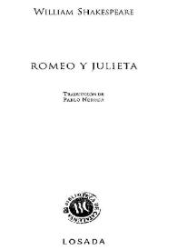 Romeo y Julieta [Fragmento] / William Shakespeare; traducción de Pablo Neruda | Biblioteca Virtual Miguel de Cervantes