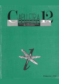Caplletra: Revista Internacional de Filologia. Núm. 12, primavera de 1992 | Biblioteca Virtual Miguel de Cervantes