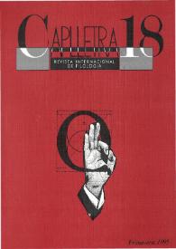 Caplletra: Revista Internacional de Filologia. Núm. 18, primavera de 1995 | Biblioteca Virtual Miguel de Cervantes