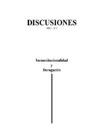 Discusiones. Núm. 2, 2001 | Biblioteca Virtual Miguel de Cervantes