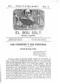 El Bou Solt : semanari impolític. Añ I, núm. 2 (Disapte 19 de Mayo de 1877) [sic]