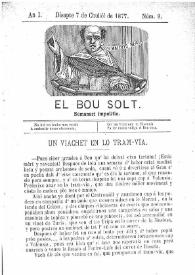 El Bou Solt : semanari impolític. Añ I, núm. 9 (Disapte 7 de Chuliól de 1877) [sic] | Biblioteca Virtual Miguel de Cervantes