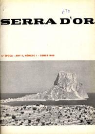 Serra d'Or. Any II, núm. 1, gener 1960 | Biblioteca Virtual Miguel de Cervantes