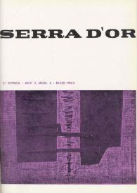 Serra d'Or. Any II, núm. 5, maig 1960 | Biblioteca Virtual Miguel de Cervantes