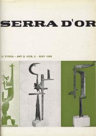 Serra d'Or. Any II, núm. 6, juny 1960 | Biblioteca Virtual Miguel de Cervantes