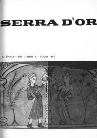 Serra d'Or. Any II, núm. 8, agost 1960 | Biblioteca Virtual Miguel de Cervantes