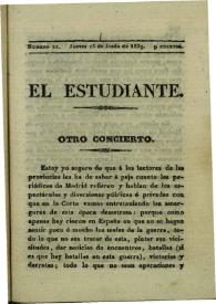Abenamar y el estudiante. Numero 21, jueves 13 de junio de 1839  [sic] | Biblioteca Virtual Miguel de Cervantes