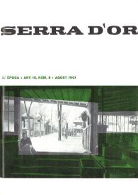Serra d'Or. Any III, núm. 8, agost 1961 | Biblioteca Virtual Miguel de Cervantes