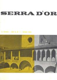 Serra d'Or. Any IV, núm. 1, gener 1962 | Biblioteca Virtual Miguel de Cervantes