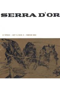 Serra d'Or. Any IV, núm. 2, febrer 1962 | Biblioteca Virtual Miguel de Cervantes