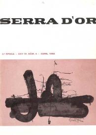 Serra d'Or. Any IV, núm. 4, abril 1962 | Biblioteca Virtual Miguel de Cervantes
