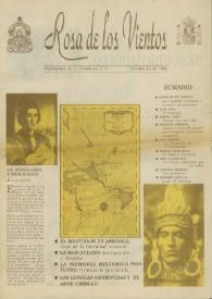 Rosa de los vientos. 12 de octubre de 1990 | Biblioteca Virtual Miguel de Cervantes