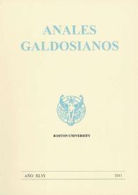 Anales galdosianos. Año XLVI, 2011 | Biblioteca Virtual Miguel de Cervantes