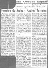 Torrejón de Ardoz y Andrés Torrejón / Indalecio Prieto | Biblioteca Virtual Miguel de Cervantes