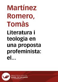 Literatura i teologia en una proposta profeminista: el "Triümfo de les dones", de Joan Roís de Corella (1462) / Tomàs Martínez Romero | Biblioteca Virtual Miguel de Cervantes