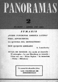 Panoramas (México. 1963). Núm. 2, marzo-abril de 1963 | Biblioteca Virtual Miguel de Cervantes