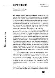 Adaptación del Quijote / Manuel Gutiérrez Aragón | Biblioteca Virtual Miguel de Cervantes