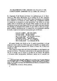 El Fragmento P del "Rimado de Palacio" y un continuador anónimo de la obra de Ayala / Germán Orduna | Biblioteca Virtual Miguel de Cervantes