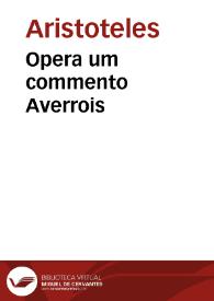 Opera um commento Averrois | Biblioteca Virtual Miguel de Cervantes
