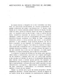 Acotaciones al ideario político de Antonio Machado / E. Cerdán Tato | Biblioteca Virtual Miguel de Cervantes