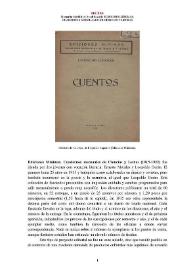 Ediciones Mínimas. Cuadernos mensuales de Ciencias y Letras (1915-1922) [Semblanza] / Margarita Merbilhaá | Biblioteca Virtual Miguel de Cervantes